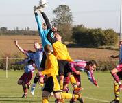 Fakenham keeper under pressure