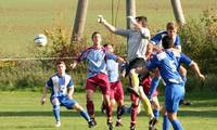 Mattishall keeper wins the ball