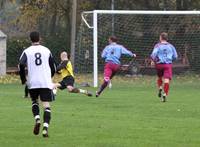 Good save by the Hempnall keeper