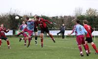 Good punch by the Cromer keeper