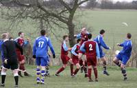 The ball pinged about the Hempnall area