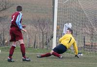Mottram saves with his feet