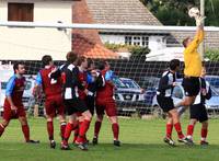 Hempnall keeper under pressure