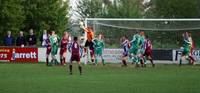 In another Watton first half attack, Cudden comes 