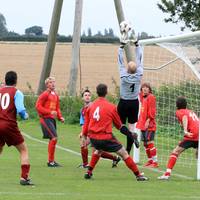 More pressure for Loddon but the keeper's handling