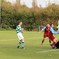 The AFC keeper had to be brave and alert at the fe