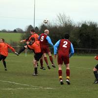 Shipley attacks the ball at a corner