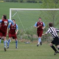 Allard heads away in a more even second half when 