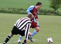 Baz again showing his dribbling skills