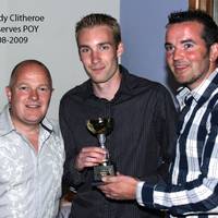 Andy Clitheroe deservedly won the Reserve Team pla