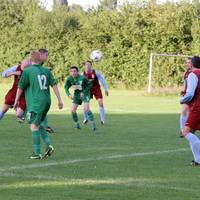 Shipley stoops to power a bullet header...........