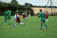 Final skied free kick from Franklin - blame the li