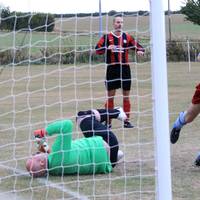 Harwin turns delighted that the opposition player 